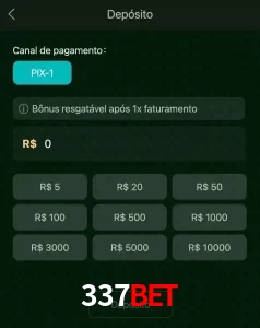deposits 337BET